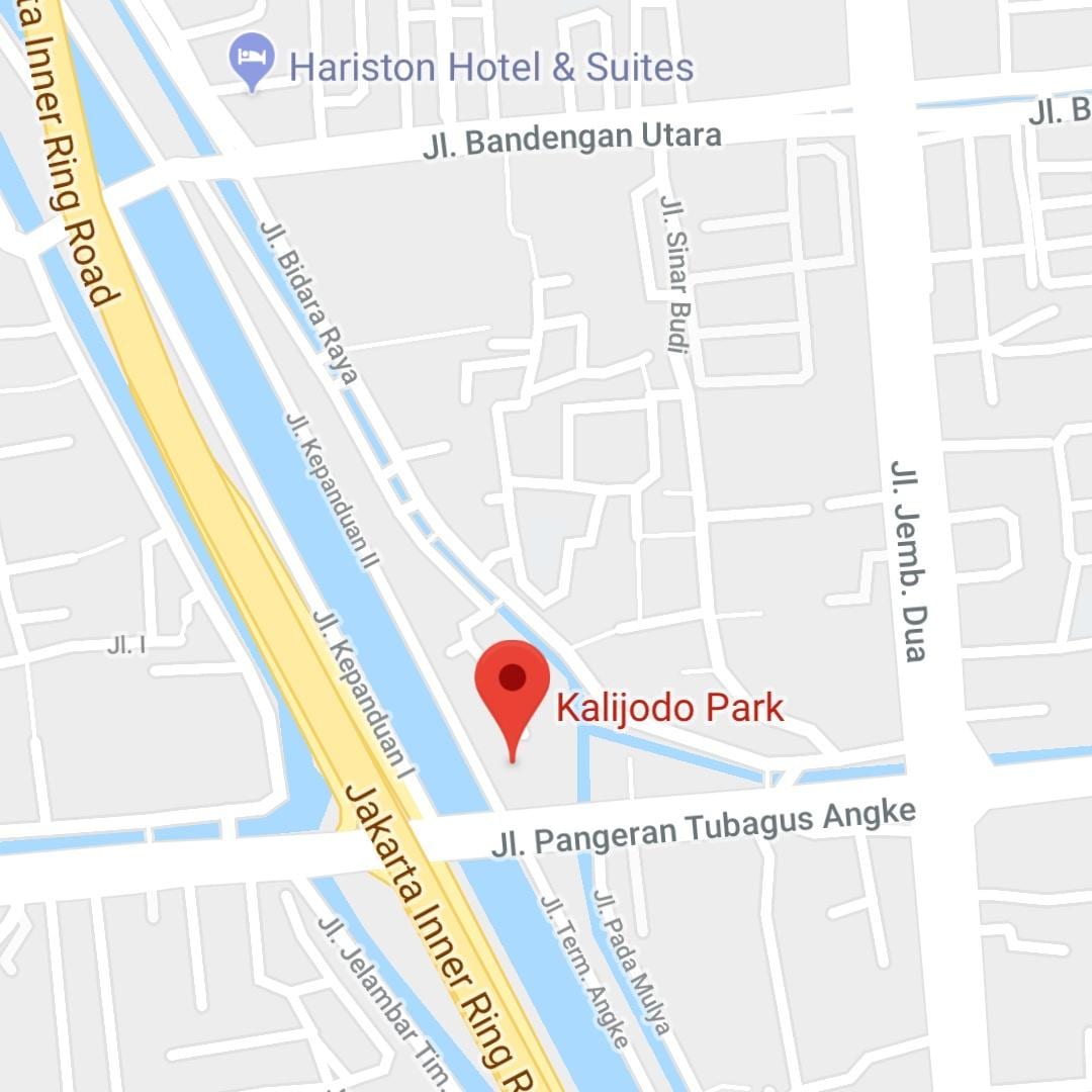 mapa kalijodo Dżakarta